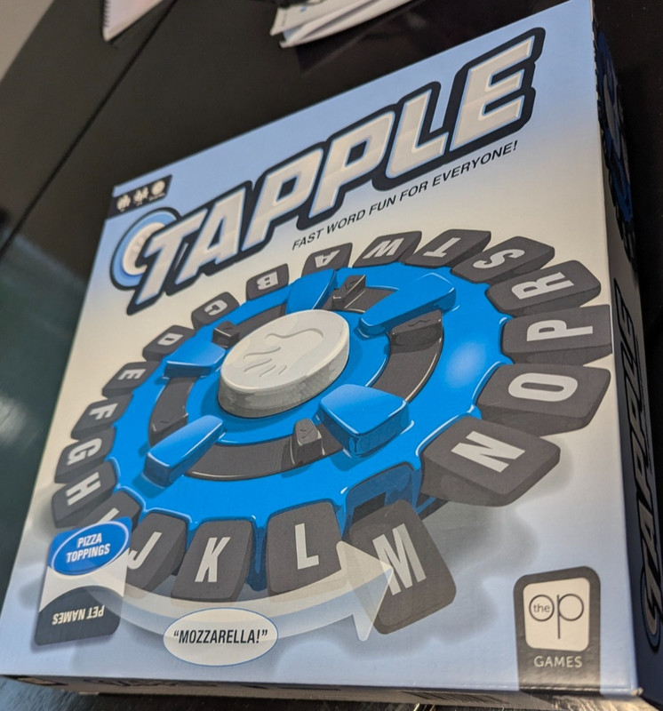 TAPPLE Fast-Paced Word Game | Family Party Game | Ages 8+ | Complete