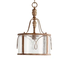 Quorum International 3506 French Umber Salento 1-Light Drum Pendant