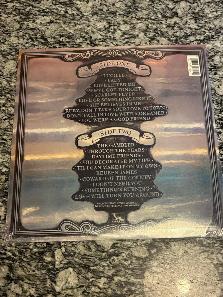 Kenny Rogers Twenty Greatest Hits Vinyl LP Record 1983 Liberty LV-51152 Sealed - Image 2 of 4