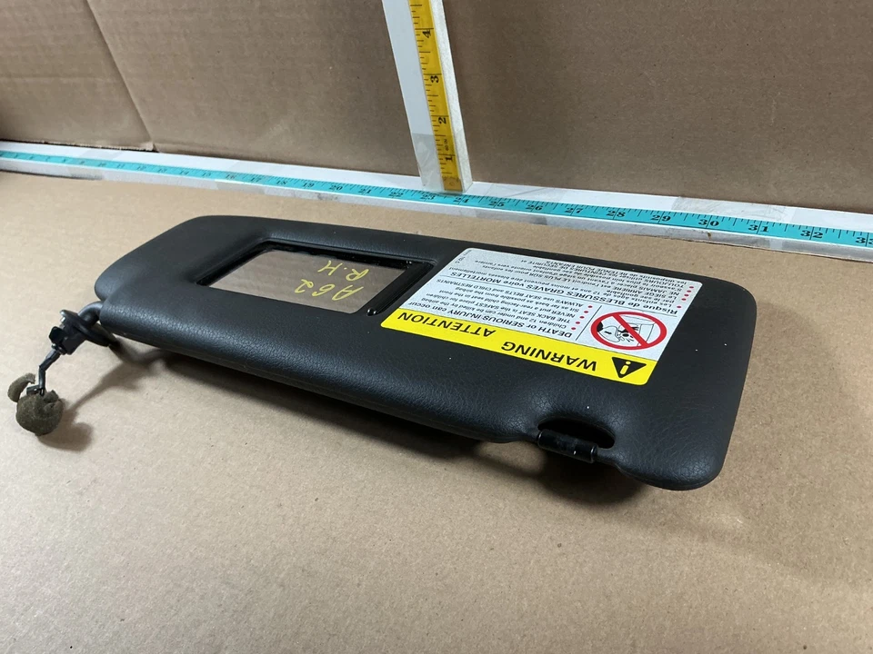 2006-2012 AUDI A5 A4 Front Right Passenger Side Sun Visor Sunvisor OEM - Image 2 of 4