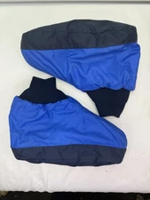 VTG REI Cabin Tent Booties Blue Sz M (W up to 10 / M up to 8.5)