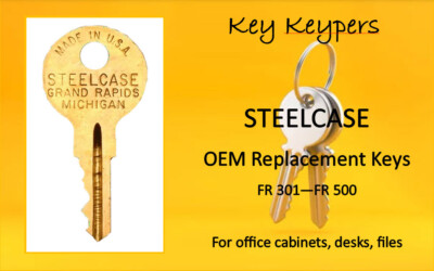 Steelcase FR Office Furniture Replacement Key OEM FR301 - FR550