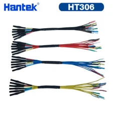 HANTEK 4pcs  HT306 6 Channel 6 Way Universal Breakout Leads for Oscilliscope NEW