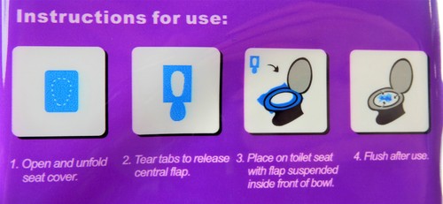 DISPOSABLE PAPER TOILET SEAT COVERS 4 PACK (40pcs) +1 Pack FREE (10pcs), QUALITY - 第 8/11 張圖片
