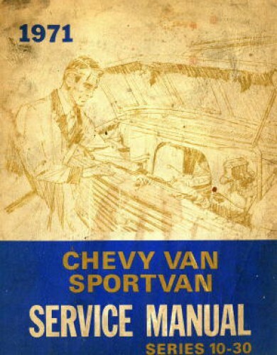 Chevy Van and Sport Van Service Manual 1971 Used - Bild 1 von 1