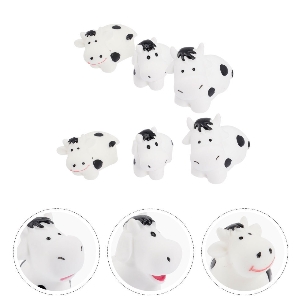 2 Pack Cow Figurine Micro Statue House Accessories for Home eBay