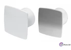 Swiftair Bathroom Shower Extractor Fan Timer Humidistat White Brushed Chrome 4"