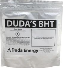 Duda Energy Butylated Hydroxytoluene (BHT) 99+% Purity Granular White Crystals
