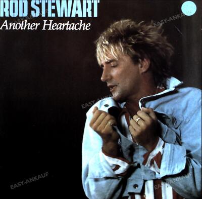 Rod Stewart - Another Heartache 7'' + Promo insert 1986 (VG+/VG+) '
