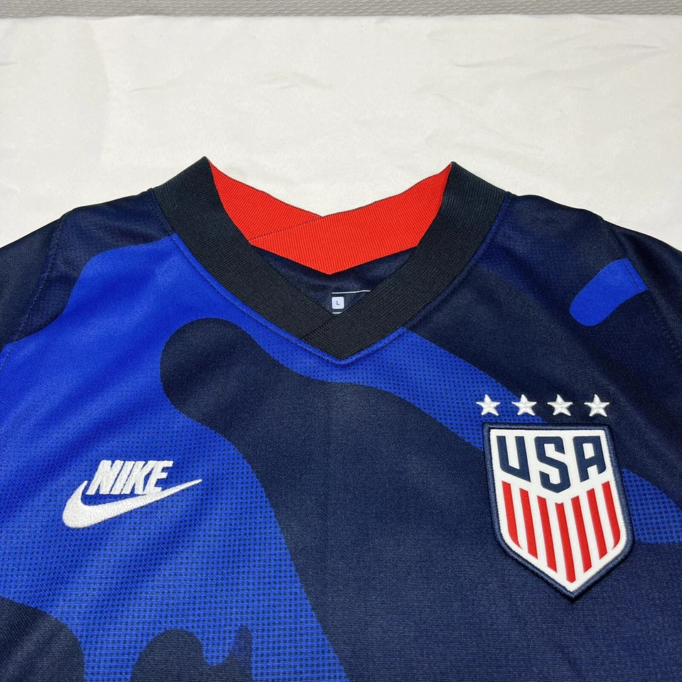 Camiseta de fútbol Nike Team USA USWNT 2020 juvenil grande Y193917n20 Foto 3 de 4