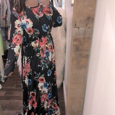 Floral maxi dress size 4XL with pockets