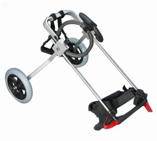 USED BEST FRIEND MOBILITY DOG WHEELCHAIR MEDIUM ALUMINUM LIGHTWEIGHT CART (M)