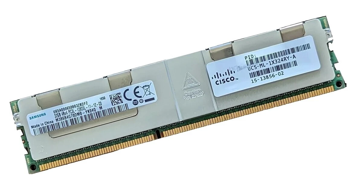 Cisco DDR3 SDRAM Network Server 32 GB Capacity per Module Memory (RAM)