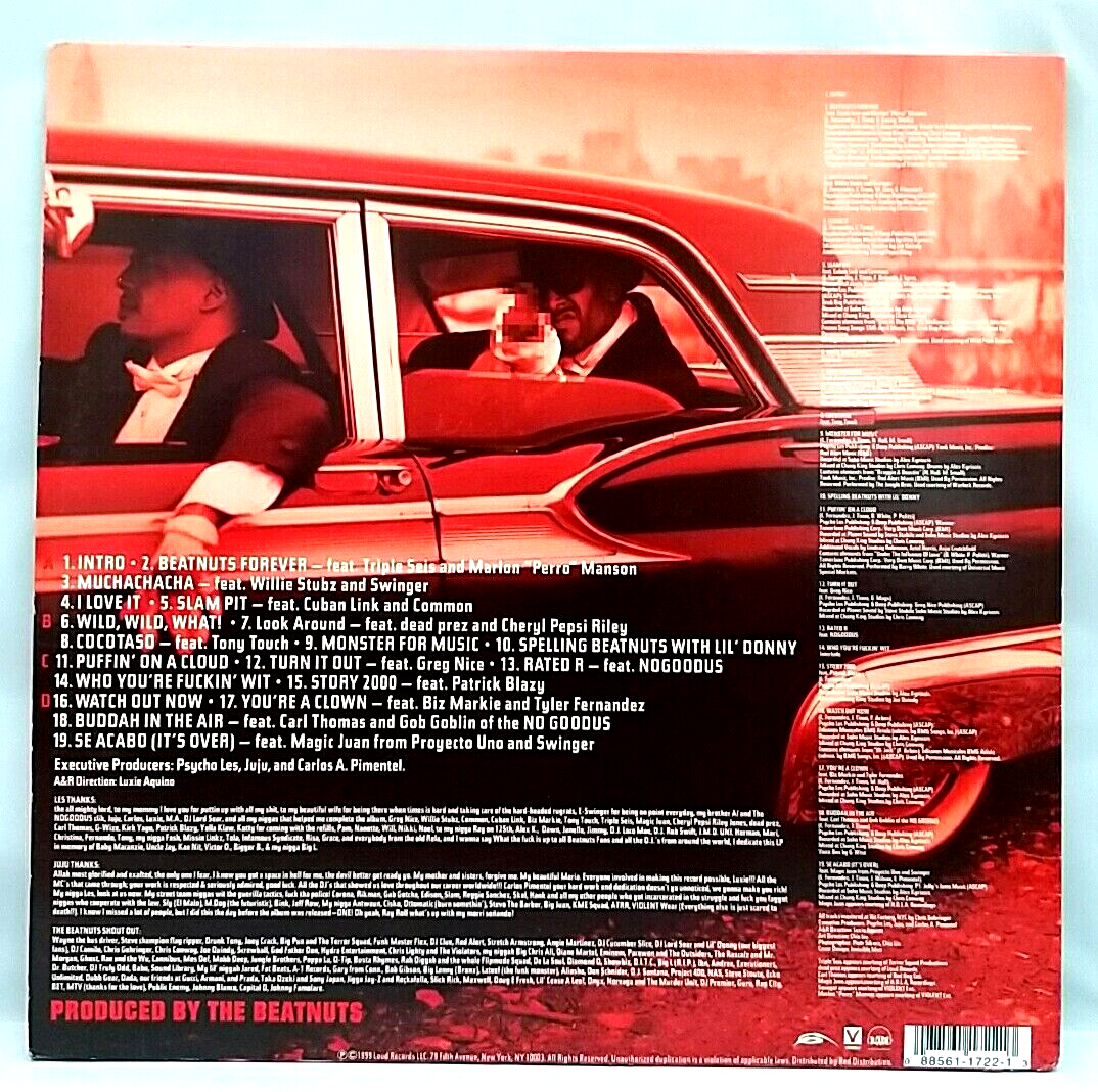 LP) The Beatnuts – A Musical Massacre, US OG Press, 1722-1, Album