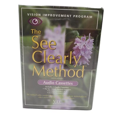 The See Clearly Method Vision Improvement Program  Set Complete 4 Cassette Tapes