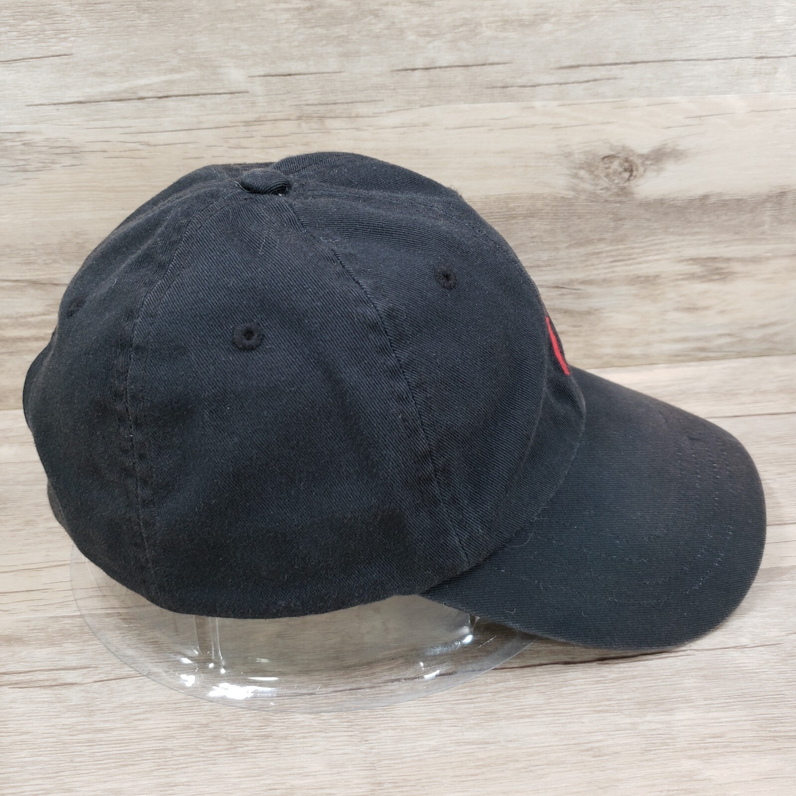 Polo Ralph Lauren Cappello Cinturino Schiena Piccolo Pony Nero Rosso Chino Regolabile