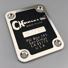 Charvel Guitar Neck Plate Random Serial Number Screws Included