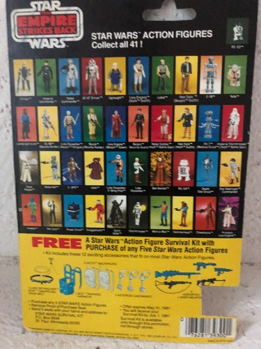 Star Wars ESB Imperial Commander 1980 41-Back loose complete w card ships FAST - Picture 4 of 6