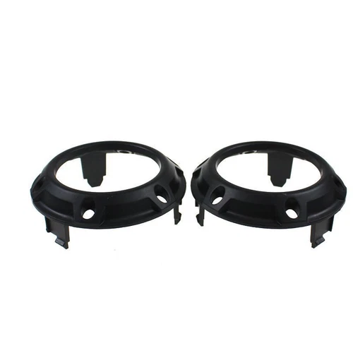 Pair Silver Front Fog Light Lamp Cover Frame For Mitsubishi Outlander 2007-2009 - Picture 4 of 4