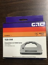 GRC RIBBON FOR PANASONIC KX-P2000 SERIES T528-5NB NYLON BLACK 5/16 SEAMLESS LOOP thumbnail