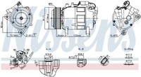 Kompressor Klimaanlage FüR Mini Mini BMW 2 Active Tourer X1 F56 F55 F60
