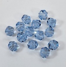 6pc Swarovski Crystal Lavender 12mm Geometric Round 5004 Beads; Vintage 