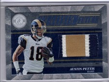 2012 Totally Certified Austin Pettis Certified Future Rookie Jersey Patch #30/49