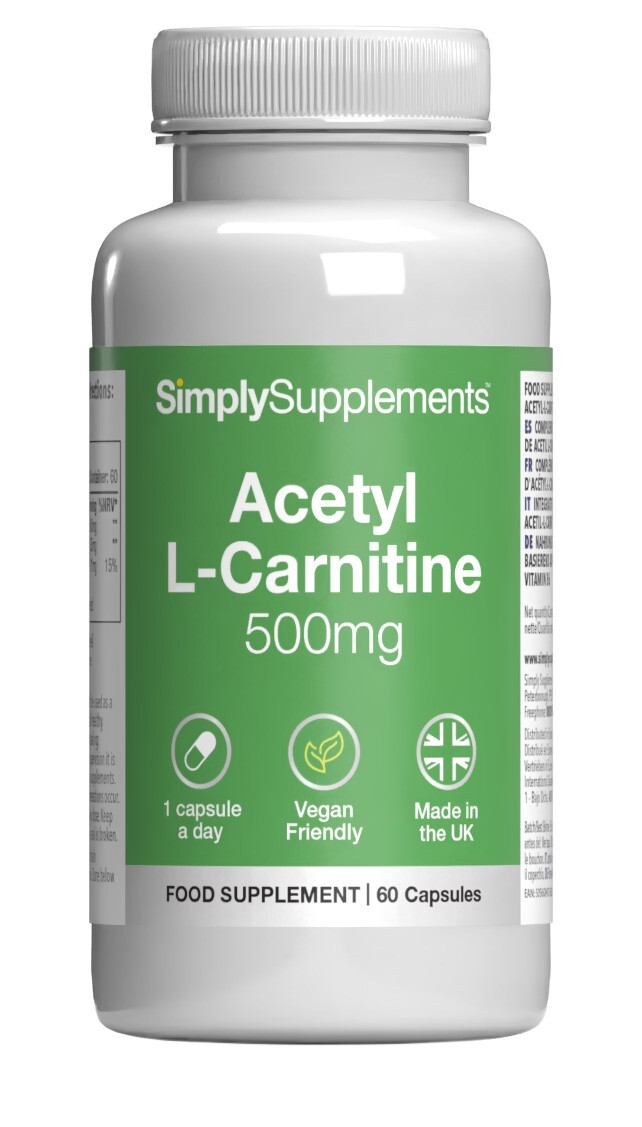 Acetyl L-Carnitine 500mg with Vitamin B6 * 60 Tablets * High Strength |  eBay UK