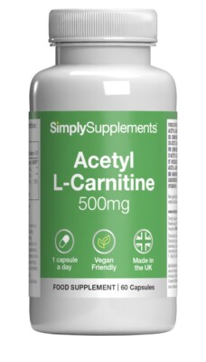 Acetyl L-Carnitine 500mg with Vitamin B6 * 60 Tablets * High Strength | eBay UK Acetyl L-Carnitine 500mg with Vitamin B6 * 60 Tablets * High Strength | eBay UK
