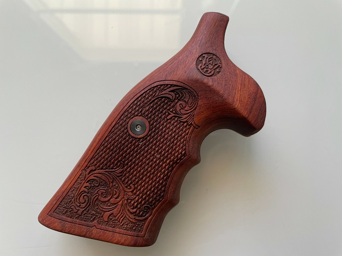 New Handmade grips for S&W K/L Frame Square Butt Hard wood