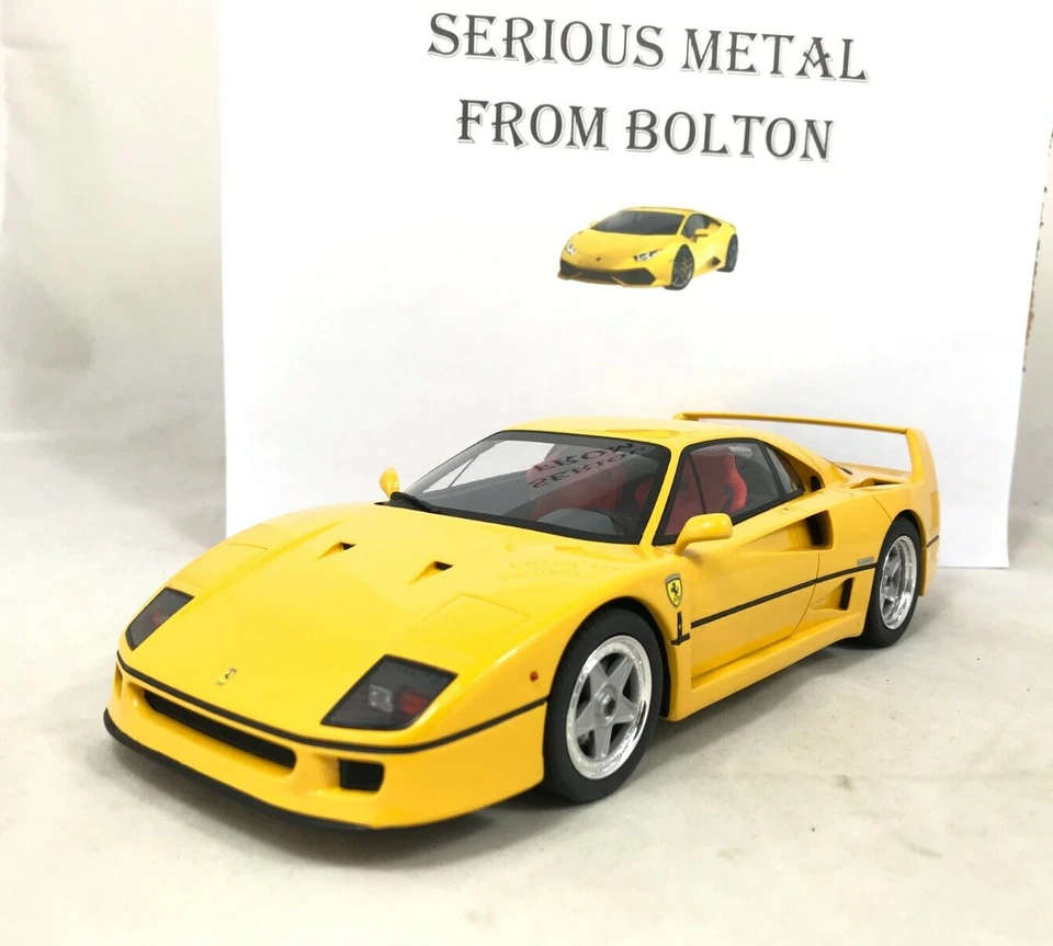 GT SPIRIT GT839 1987 FERRARI F40 EN AMARILLO EDICIÓN LIMITADA 1:18 Foto 2 de 4