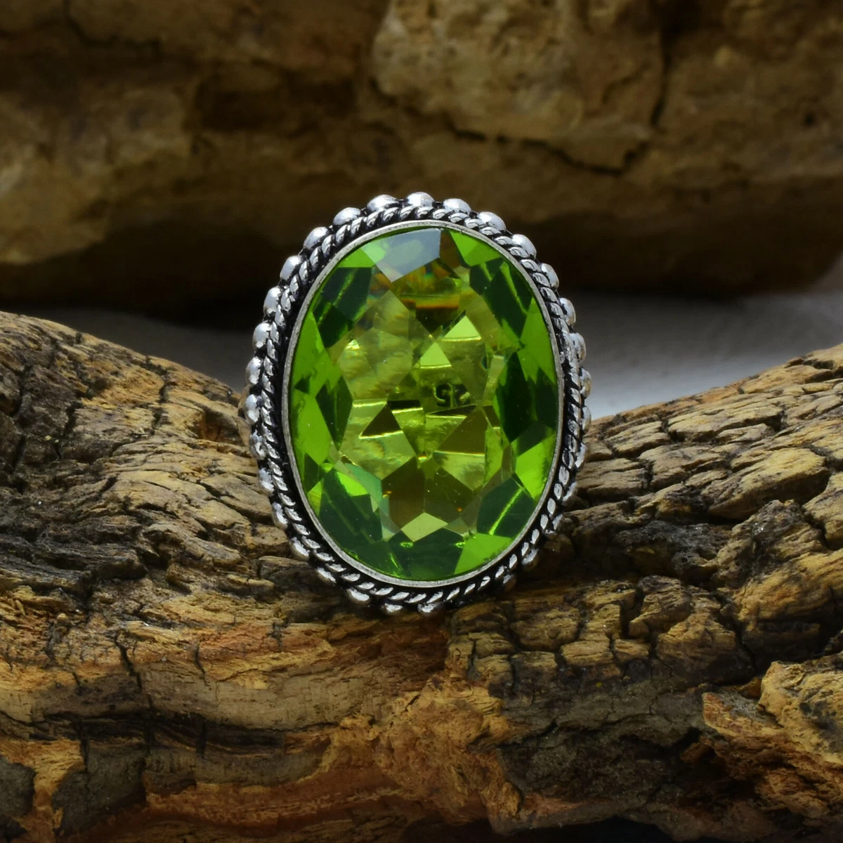 Anello Con Topazio Azzurro Idrotermale In Oro 18 - Gioielleria Sessa - Foto 7