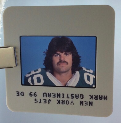 1984 NFL Promotional Color Slide-New York Jets-Mark Gastineau (Arizona St.)