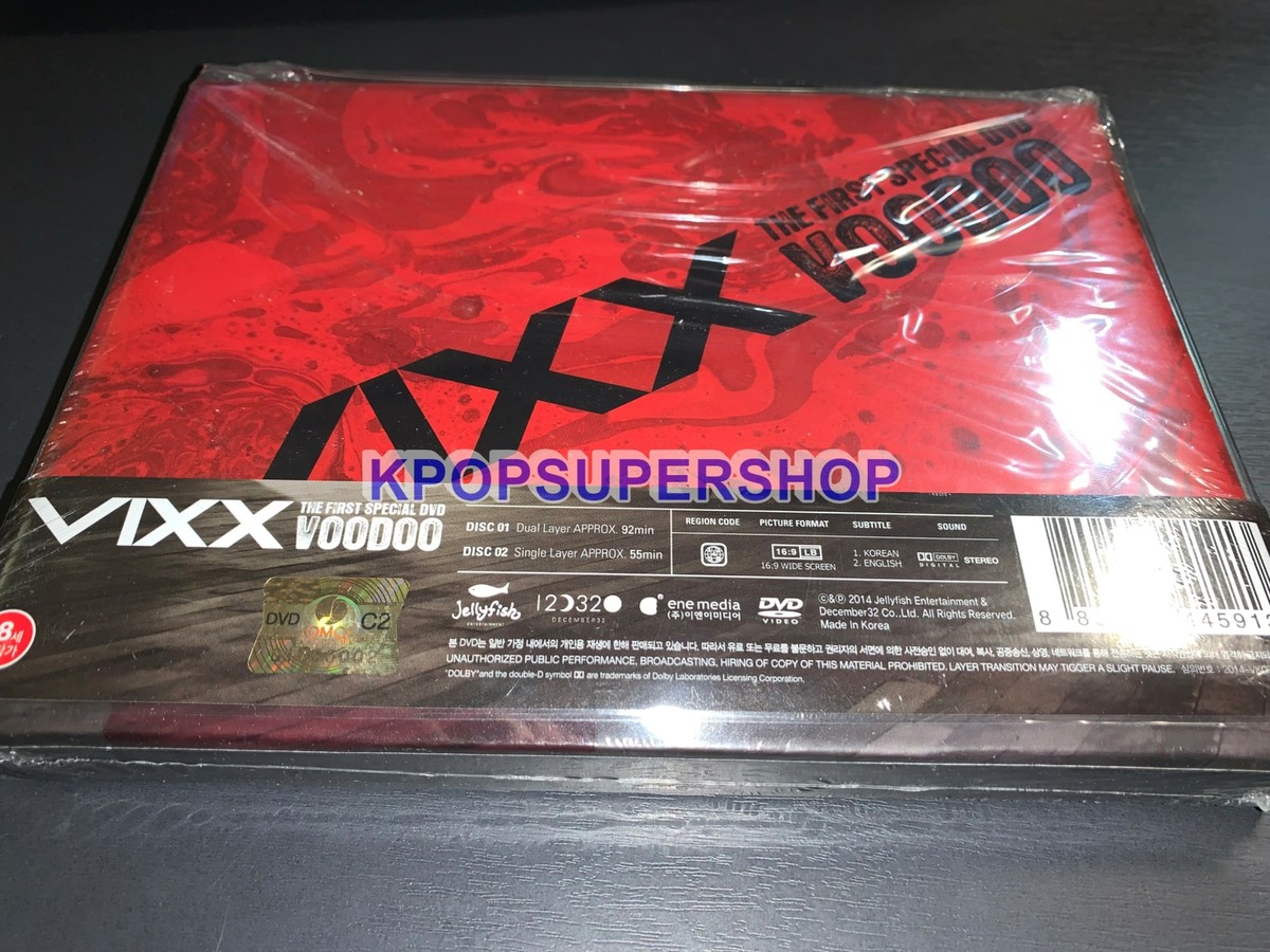 VIXX The 1st Special DVD VOODOO 2 Disc Korea Version New Sealed