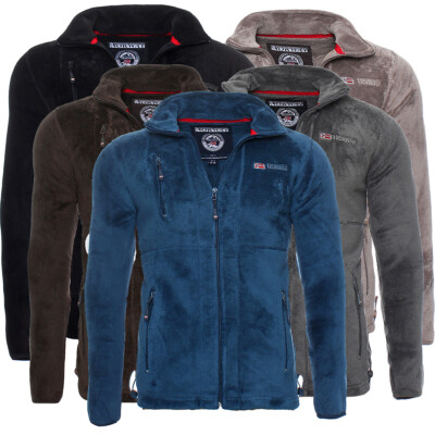 Geographical Norway United Herren Fleece Jacke Hoodie Sweatjacke Sweater NEU