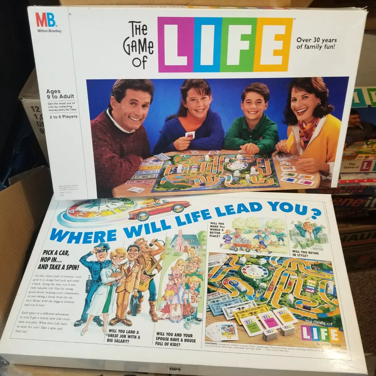  The Game of Life Board Game (1991 Edition) : Toys & Games