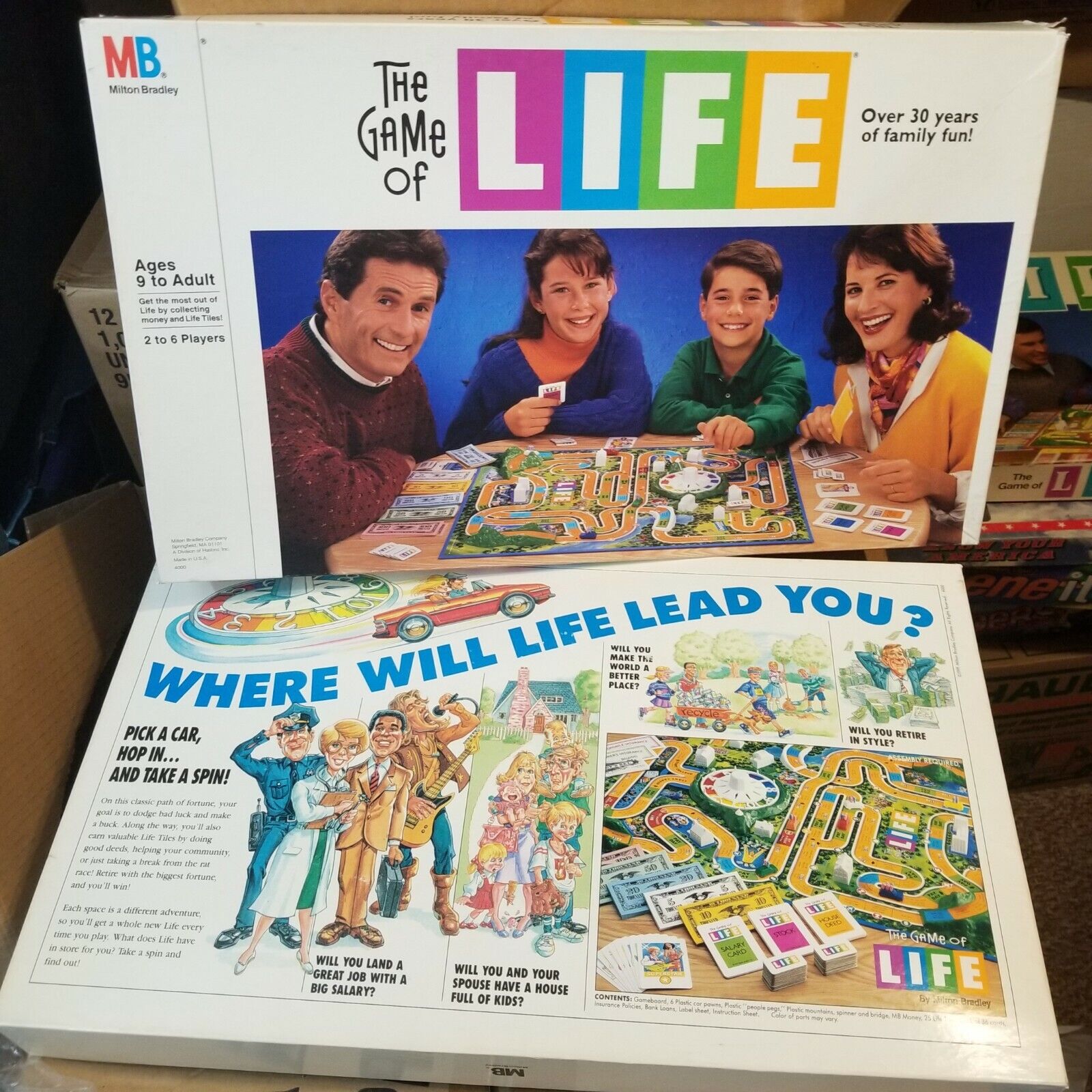 The Game of Life - Milton Bradley 1991 – The Games Are Here