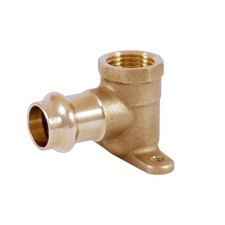 Legend Valve 450-803P Elbow 1/2" Forged Brass Lead-Free Press x FNPT