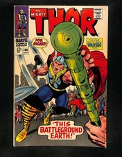 Thor #144 This Battleground Earth! Colletta Cover Art! Marvel 1967