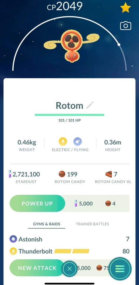 Fan Rotom Go