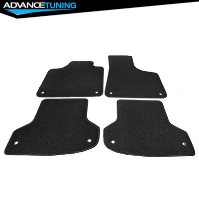 Fits 06-13 Audi A3 Convertible Hatchback 2DR 4DR Floor Mats Carpets Black Nylon