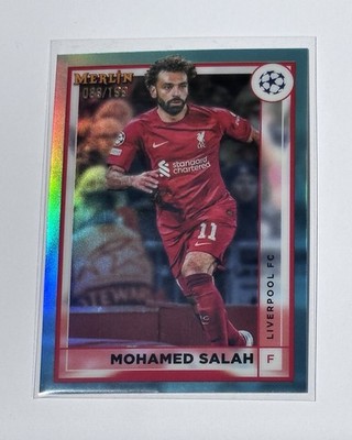 2023 Topps Merlin Mohamed Salah Aqua 89/199 No.88