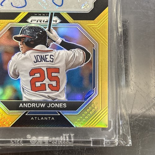 2023 Prizm Sensational Signatures Andruw Jones 08/10 Braves Autograph Fast S/H - Picture 5 of 10