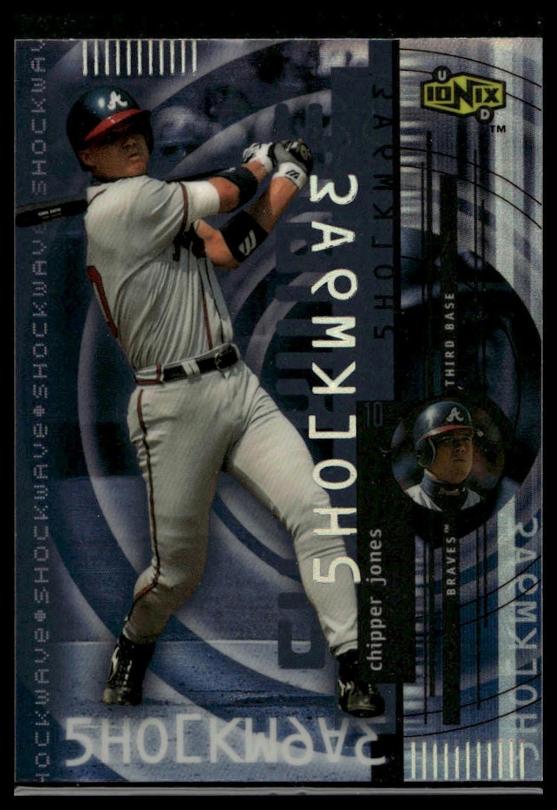 2000 UD Ionix #S9 Chipper Jones Shockwave