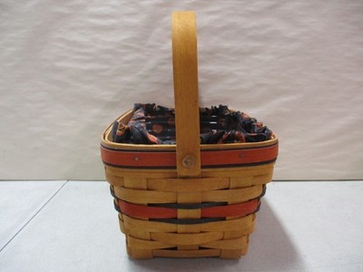 1994 Longaberger Boo Basket with Plastic and Cloth Liner | eBay
