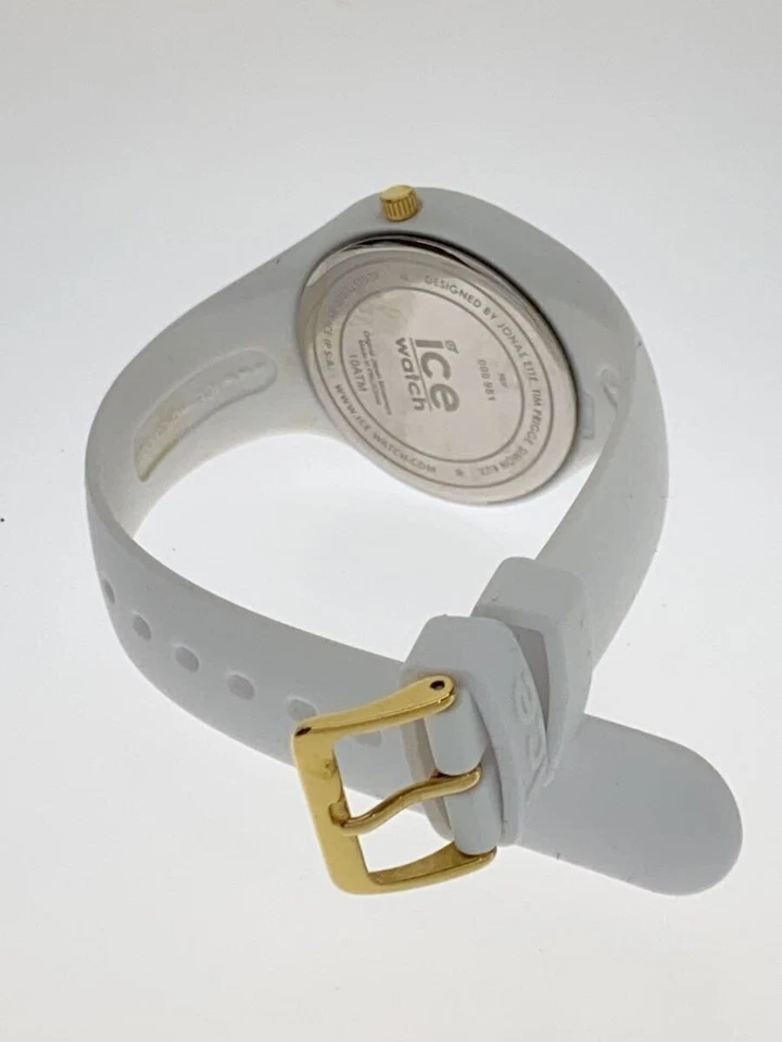 ice watch 000-981 White Rubber Analog Quartz Sport Watch Near Mint JAPAN - Image 4 of 4