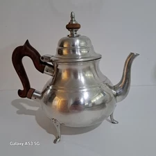 Vintage Lenox Williamsburg Kirk Stieff Pewter Coffee Pot Rosewood Handle CW80