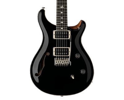 PRS CE 24 Semi-Hollow Electric Guitar - Black Top w/Natural Back - Open Box