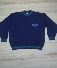 Maglione Puma Sportswear Vintage - Made in Italy - 50% Lana - Blu/Verde - Oversi