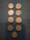 9 Vintage 1884 Indian Head Penny Coin Collection